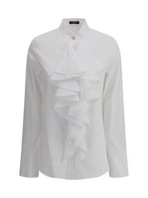 Balmain Poplin ruffle Shirt