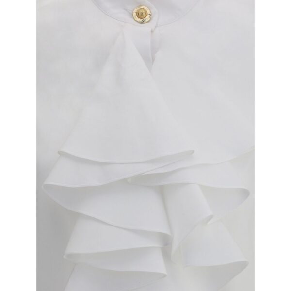 Balmain Poplin ruffle Shirt - Image 3