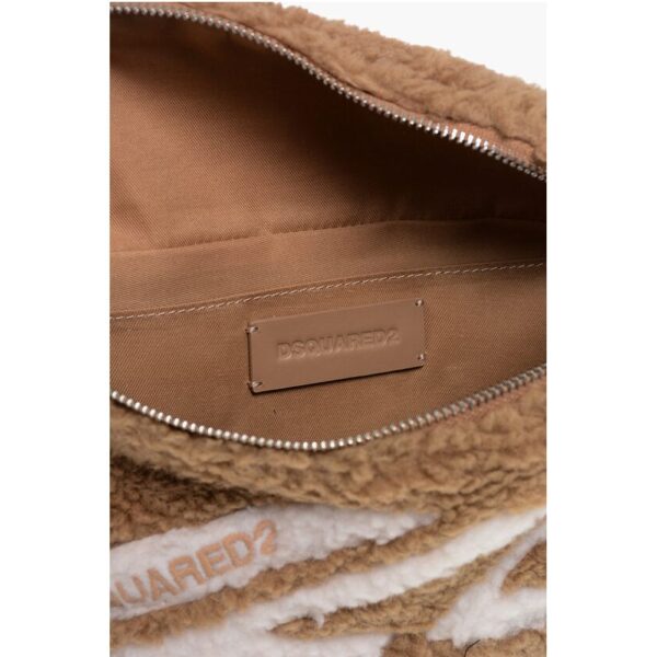 Dsquared² Eco-Shearling ICON Pouch - Image 5