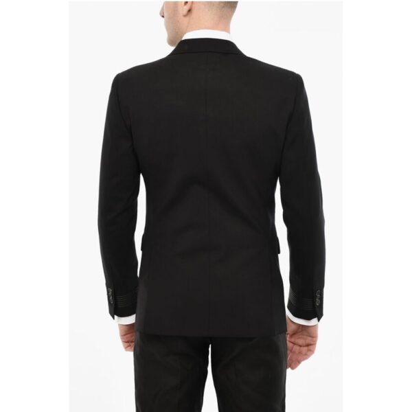 Dsquared² Single Breasted Wool Blazer With Flap Pockets - Image 2