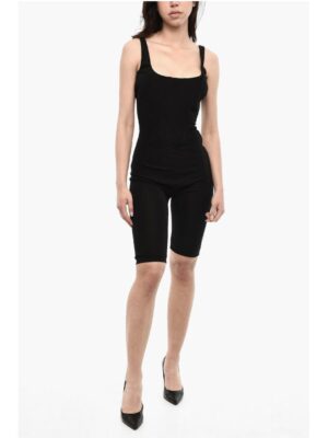 Dsquared² Silm Fit Solid Color Jumpsuit