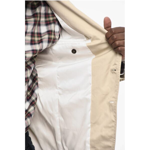 Dsquared² Embroidered Cotton Twill 2 Buttons with Flap Pockets - Image 5