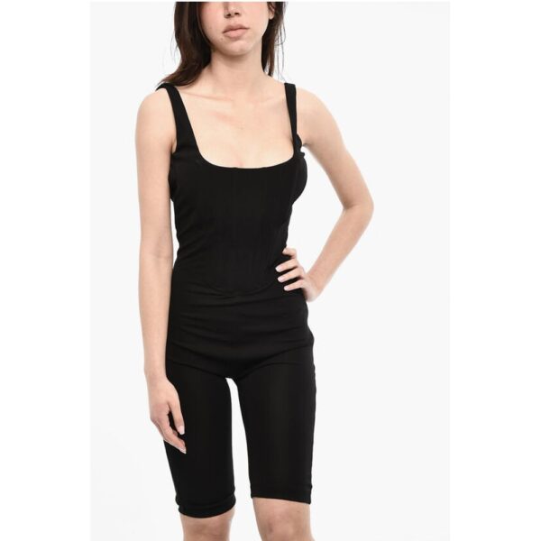 Dsquared² Silm Fit Solid Color Jumpsuit - Image 4