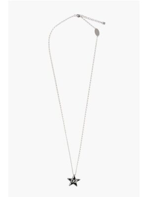 Dsquared² Brass Necklace with Star-Shaped Pendant