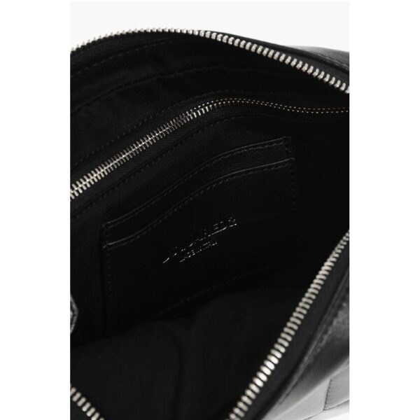 Dsquared² Quilted Leather Crossbody Bag with Zipped Closure - Image 4