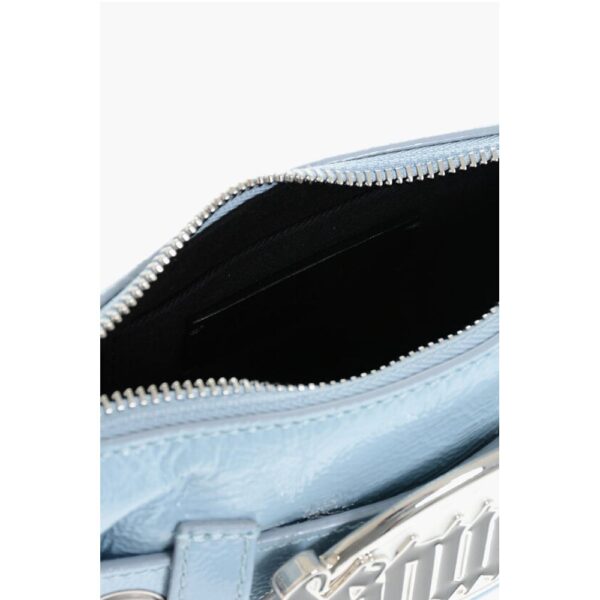 Dsquared² Patent Leather Crossbody Bag with Logoed Buckle - Image 4