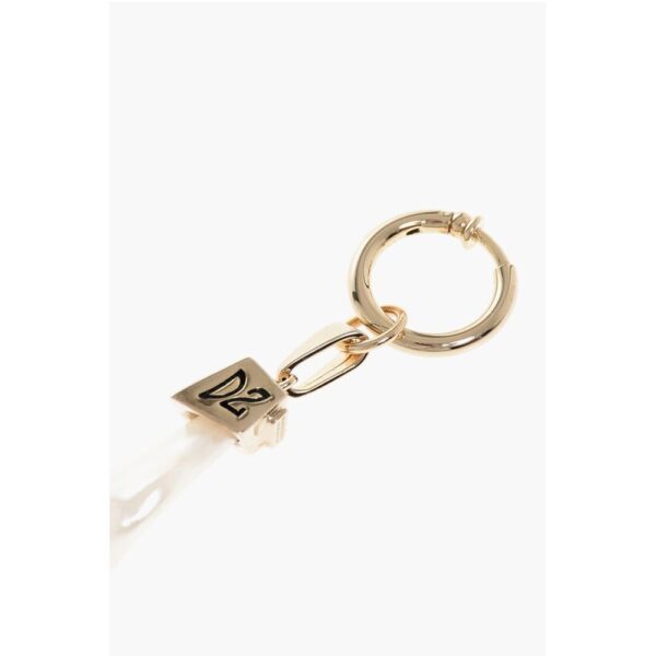Dsquared² Metal Clip-On Single Earring with Pearl Shaped Pendant - Image 2