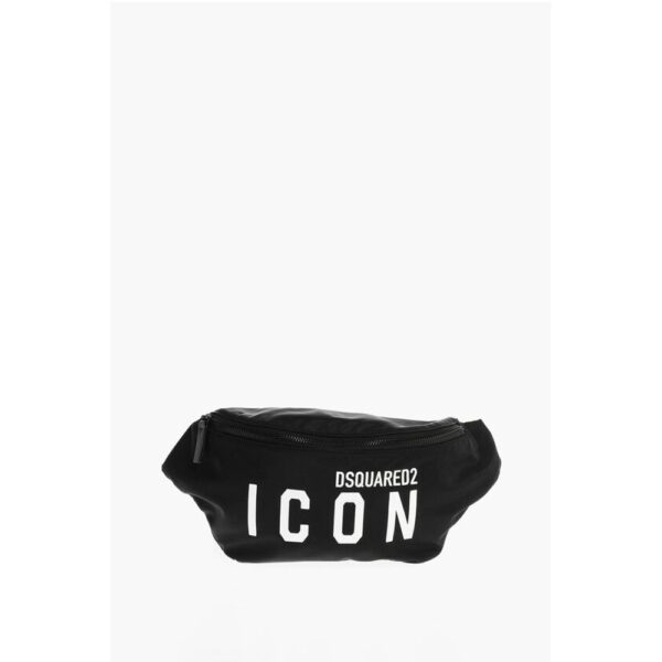 Dsquared² Nylon ICON Pouch with Printed Logo