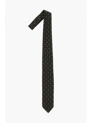 Dsquared² Floral Motif Silk Tie