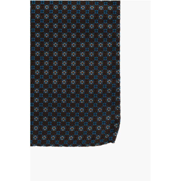 Dsquared² Floral Motif Silk Pocket Square - Image 2