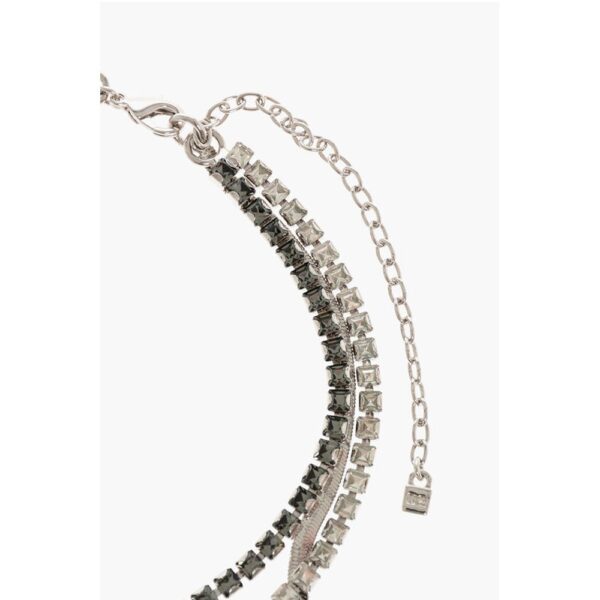 Dsquared² Metal GOTHIC Necklace with Rhinestone Embellishment - Image 3
