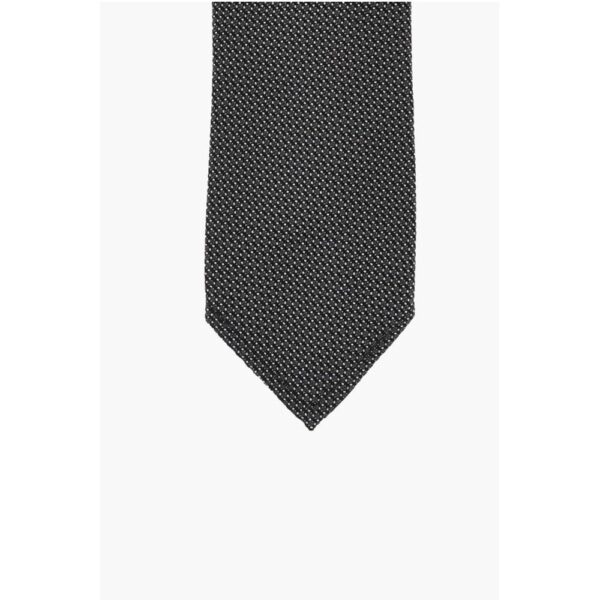 Dsquared² Silk Tie with Micro Patterns - Image 2