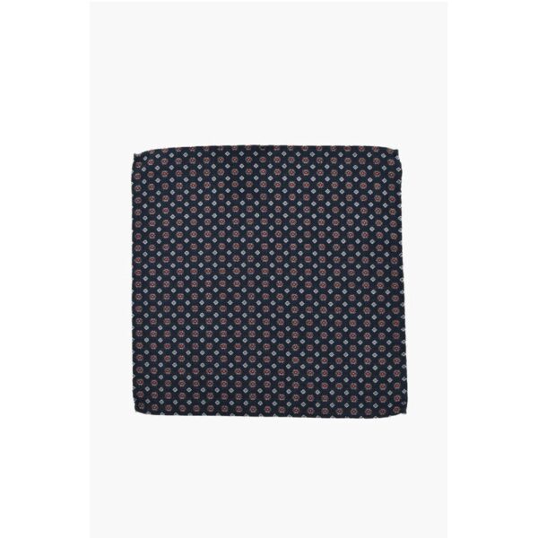 Dsquared² Patterned Silk and Cotton Pocket Square
