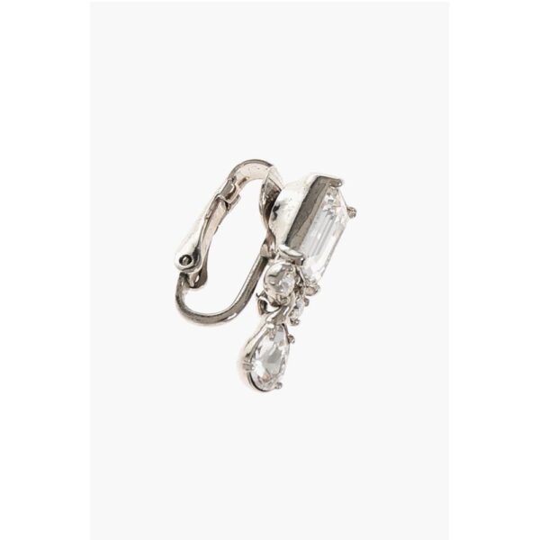Dsquared² Metal Clip-On Single Earring with Crystals - Image 2