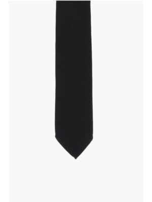 Dsquared² Solid Color Silk Tie with Micro Patterns
