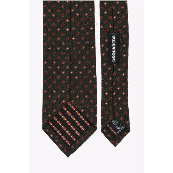 Dsquared² Patterned Silk Tie - Image 3