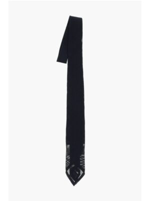 Dsquared² Solid Color Gauzed Silk Tie