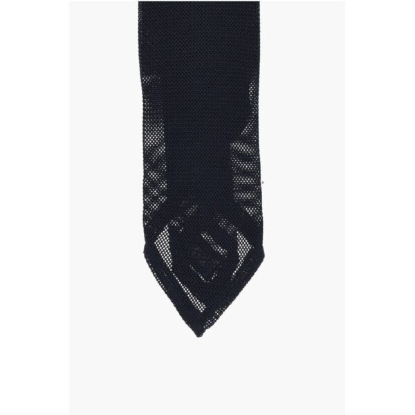 Dsquared² Solid Color Gauzed Silk Tie - Image 2