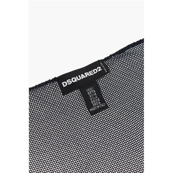 Dsquared² Solid Color Gauzed Silk Pocket Square - Image 3