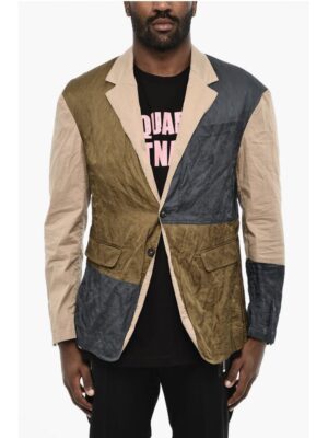 Dsquared² Color Block Unlined 2 Buttons Blazer