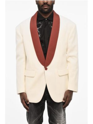 Dsquared² Virgin Wool Blend 1 Buttons Blazer