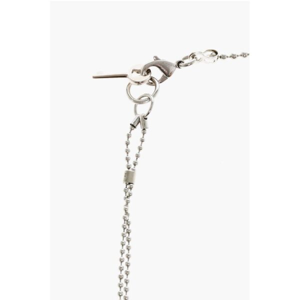 Dsquared² Silver-Tone Effect Metal Necklace with Pendants - Image 3