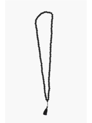 Dsquared² Wooden Necklace with Decorative Tassel