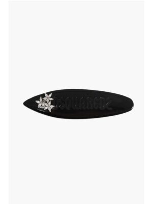 Dsquared² Resin D2 SURF Pin with Crystals Detail