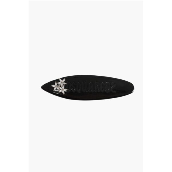 Dsquared² Resin D2 SURF Pin with Crystals Detail