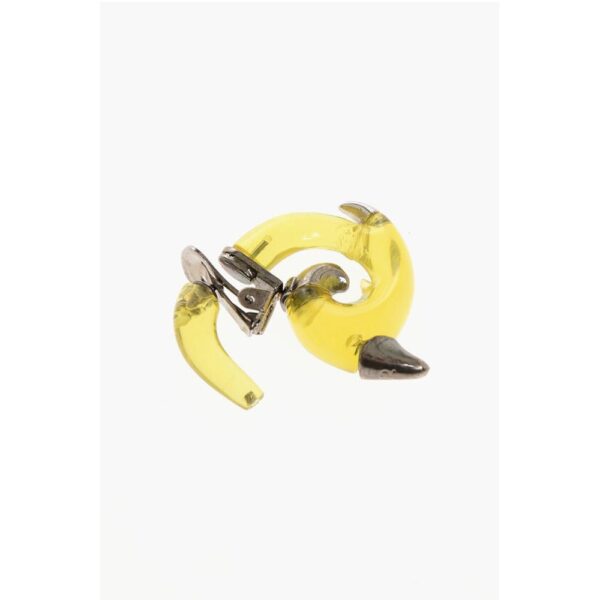 Dsquared² Metal and Resin FLAMES Single Earring - Image 2