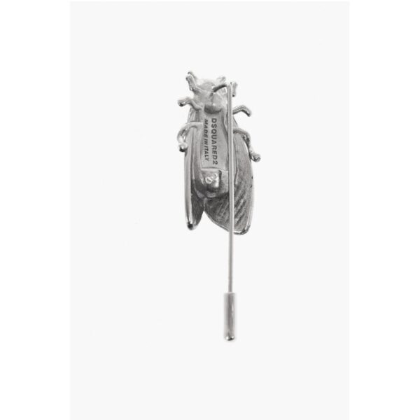 Dsquared² Metal Pin with Bug-Shaped Detail - Image 2