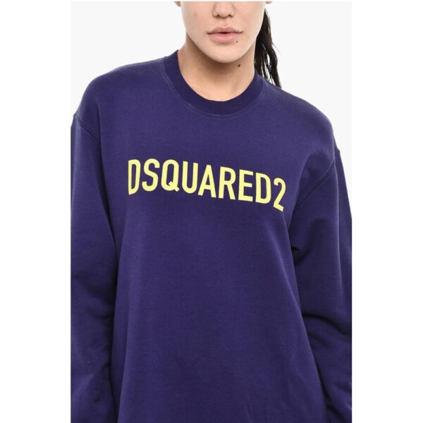 Dsquared² Sweat Maxi Dress with Contrast Logo - Image 3