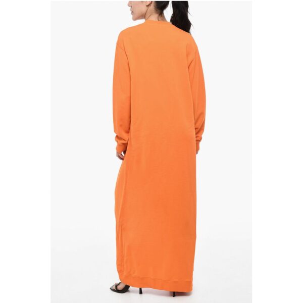 Dsquared² Sweat Maxi Dress with Contrast Logo