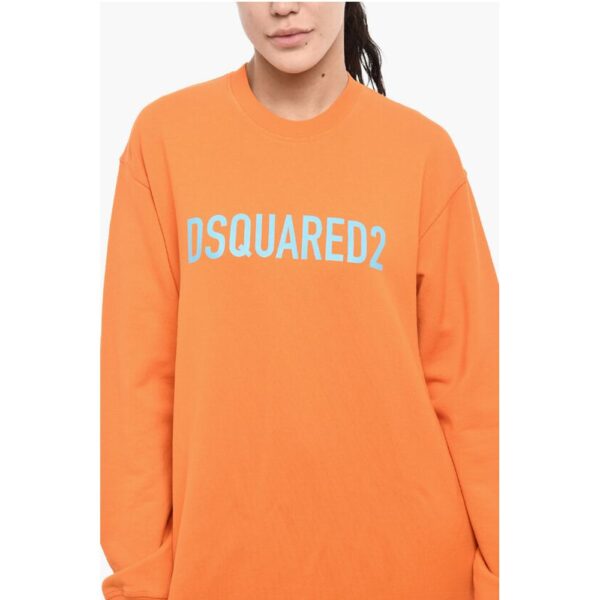 Dsquared² Sweat Maxi Dress with Contrast Logo - Image 3