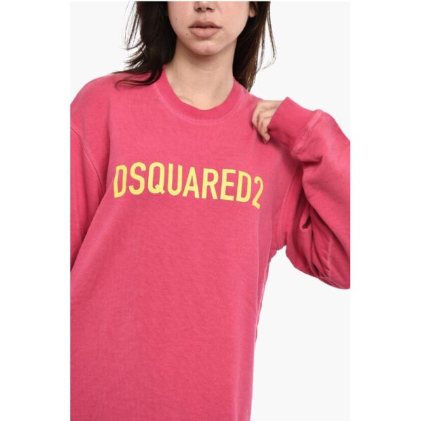 Dsquared² Sweat Maxi Dress with Contrast Logo - Image 3