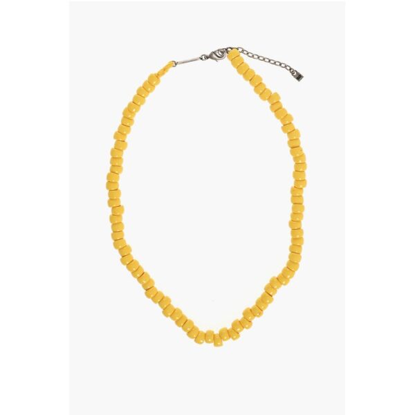 Dsquared² Metal Necklace with Resin Details