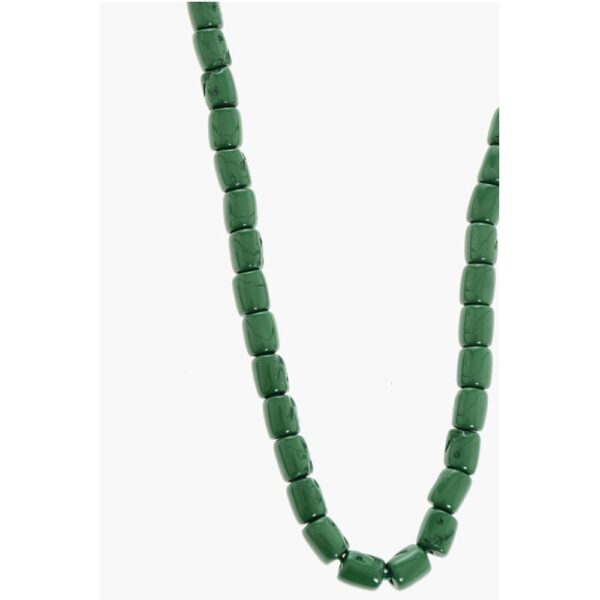 Dsquared² Metal Necklace with Resin Details - Image 3