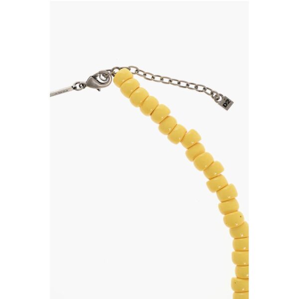 Dsquared² Metal Necklace with Resin Details - Image 2