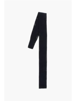 Dsquared² Solid Color Knitted Silk Tie