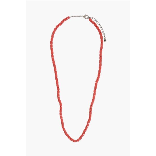 Dsquared² Metal Necklace with Resin Details