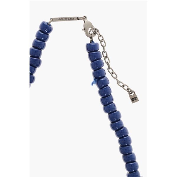 Dsquared² Solid Color Resin Beaded Necklace - Image 3