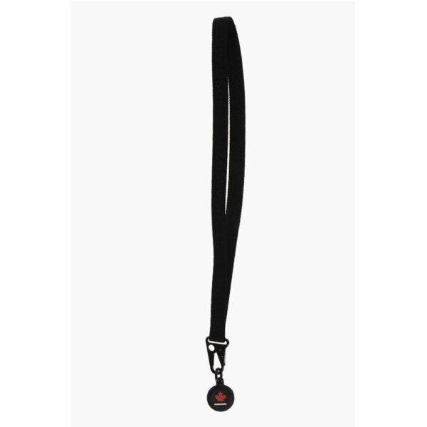 Dsquared² Ribbon Necklace with Silicone Airtag Pendant