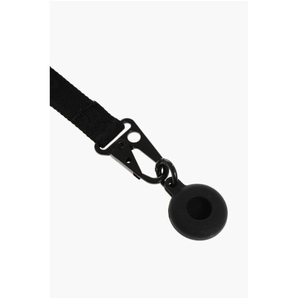 Dsquared² Ribbon Necklace with Silicone Airtag Pendant - Image 3