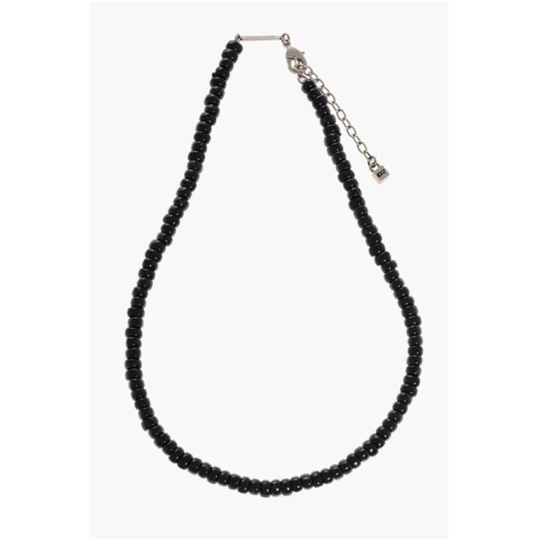 Dsquared² Metal Necklace with Resin Beads