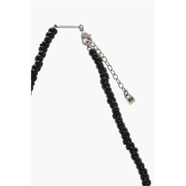 Dsquared² Metal Necklace with Resin Beads - Image 3