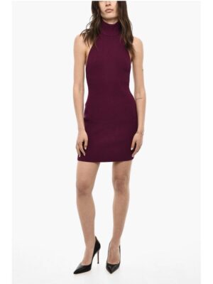 Dsquared² Turtleneck Knitted Mini Dress
