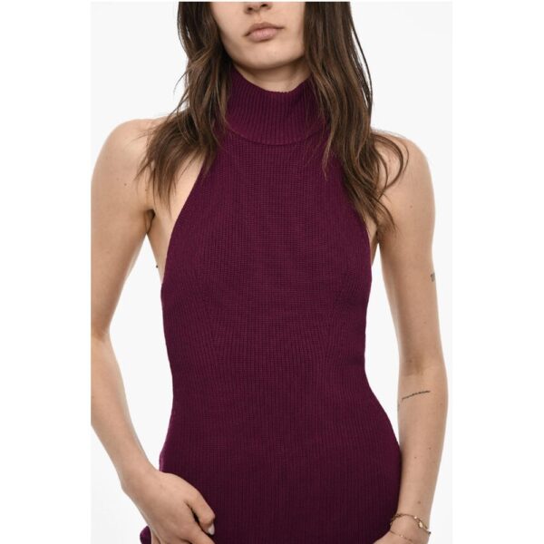 Dsquared² Turtleneck Knitted Mini Dress - Image 3