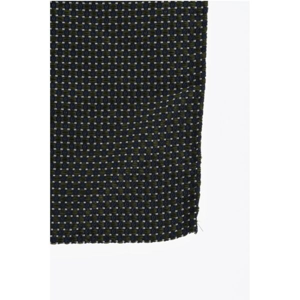 Dsquared² Micro Checked Silk Pocket Square - Image 2