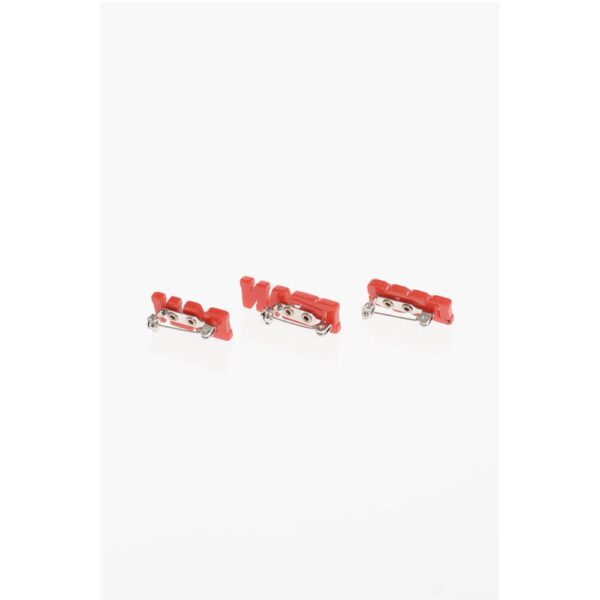 Dsquared² Set of 3 Solid Color 3D Logo Pins - Image 2