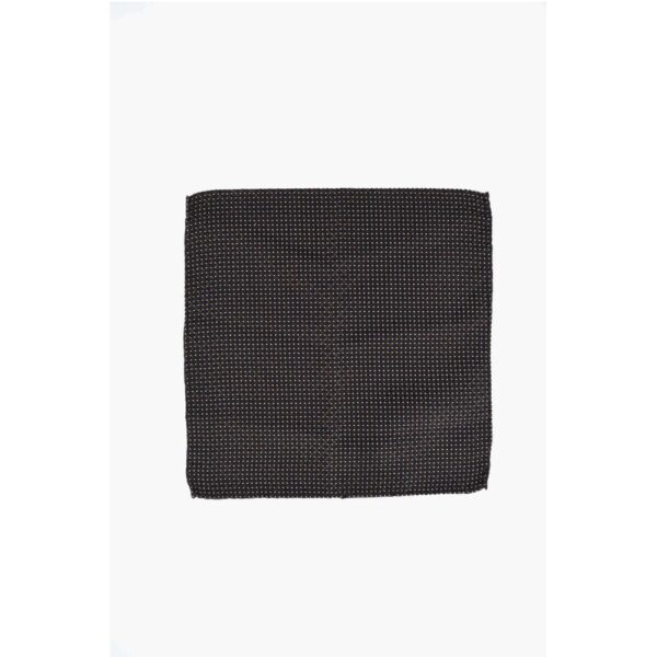 Dsquared² Micro Checked Silk Pocket Square